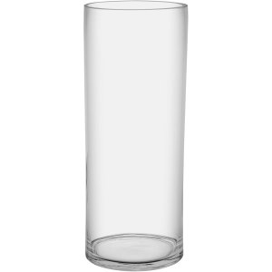 Vaso Decorativo Enfeite Casa Plain Vidro 50x20x20cm Transparente