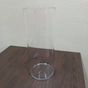 Ver imagem 5 de Vaso Decorativo de Vidro Transparente 50x20x20cm Enfeite Sala Mesa Estante