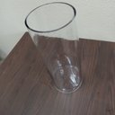 Ver imagem 4 de Vaso Decorativo de Vidro Transparente 50x20x20cm Enfeite Sala Mesa Estante