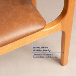 Kit Mesa de Jantar Extensível Redonda Tarsila e 4 Cadeiras Jandaia CabeCasa MadeiraMadeira - 6