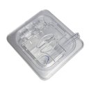 Ver imagem 4 de Conj 16 Cubas Gastronômicas em Policarbonato Gn 1/6x150 Mm 2,2 L + 12 Tampas Poli com Flip Dobradiça