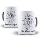 Ver imagem 1 de Kit Presente Pai de Autista Meu filho me Inspira com Caneca + Chaveiro Reidopendrive HAKAU9