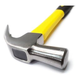 Martelo com Cabo de Fibra de Vidro Emborrachado 27cm - 2