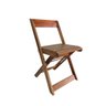 Cadeira Dobrável de Madeira Maciça para Churrasqueira Ismalu: Mel - 2