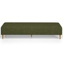 Ver imagem 5 de Kit 02 Puffs Decorativo Sala de Estar Bali W01 Pés Palito 170x60cm Linho Verde - Lyam Decor