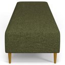Ver imagem 6 de Kit 02 Puffs Decorativo Sala de Estar Bali W01 Pés Palito 170x60cm Linho Verde - Lyam Decor