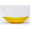 Ver imagem 2 de Kit: Cuba de Vidro Oval + Torneira Cascata + Válvula Click - Amarelo