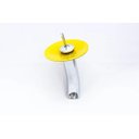 Ver imagem 6 de Kit: Cuba de Vidro Oval + Torneira Cascata + Válvula Click - Amarelo