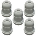 Ver imagem 1 de Kit 5 Soquete E-27 Abajur Plastico Branco