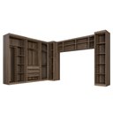 Ver imagem 1 de Guarda Roupa Modulado Dallas 8 Módulos 9 Portas de Bater 3 Gavetas