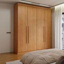 Ver imagem 1 de Guarda-Roupa Solteiro Medelín 4 Portas 3 Gavetas Cinamomo - Panorama Móveis