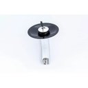 Ver imagem 6 de Cuba Vidro Redonda 30cm + Torneira Cascata + Válvula + Sifão - Preto