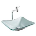 Ver imagem 3 de Cuba Retangular Prata de Vidro 8 Mm - 38 X 32 Cm de Apoio