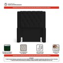 Ver imagem 5 de Cabeceira Atena para Cama Box Solteiro 90cm Capitonê com Frame Sintético Preto - Desk Design