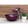 Cuba de Vidro para Banheiros e Lavabos 30cm - Púrpura - 3