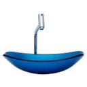 Ver imagem 1 de Kit: Cuba Chanfrada + Torneira Link Alta + Válvula Click - Azul