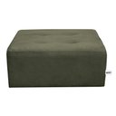 Ver imagem 5 de Puff Para Sala Quadrado Decorativo com Pés com Alumínio Nero Matrix - Suede Pena Marrom
