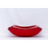 Cuba Vidro Abaulada + Torneira Cascata + Válvula + Sifão - Vermelho - 5