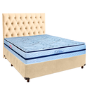 Ver imagem 1 de Cama Box + Colchão Casal Molas Ensacadas Blue Paropas + Cabeceira Estofada