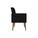 Ver imagem 5 de Sofá 2 Lugares + 2 Poltronas Decorativas para Sala, Recepção Preto