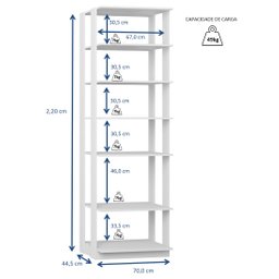Módulo Closet com 5 Prateleiras Clothes 700  - 9