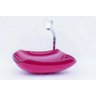 Cuba de Vidro para Banheiros e Lavabos - Abaulada - Rosa - 3