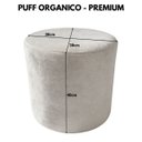 Ver imagem 3 de Poltrona Orgânica com Puff Tecido Boucle Moderna Elegante Decorativa Confortável Sala Espera