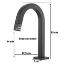Ver imagem 2 de Torneira de Mesa para Banheiro Bica Baixa Corten
