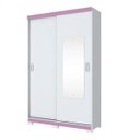 Ver imagem 7 de Guarda-Roupa Solteiro com Espelho 2 Portas de Correr Dakota Henn Flex Color