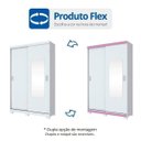 Ver imagem 3 de Guarda-Roupa Solteiro com Espelho 2 Portas de Correr Dakota Henn Flex Color