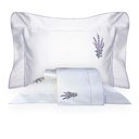 Ver imagem 2 de Jogo de Cama King 300 Fios Lavanda - Marken Fassi Branco/lilás