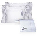 Ver imagem 1 de Jogo de Cama King 300 Fios Lavanda - Marken Fassi Branco/lilás
