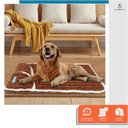 Ver imagem 7 de Cama Colchão Ortopédica para Pet Cães Confortável Confort Antiderrapante 75x45cm Marrom - Duke & Dix