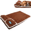 Ver imagem 1 de Cama Colchão Ortopédica para Pet Cães Confortável Confort Antiderrapante 75x45cm Marrom - Duke & Dix