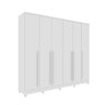 Guarda Roupa Casal 6 Portas 8 Gavetas Puxador MDF 270cm com pés Portugal Espresso Móveis   - 3