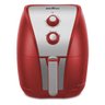 Fritadeira Britânia Air Fry Inox Vermelha 127V - 1
