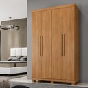 Ver imagem 2 de Guarda Roupa Milão 4 Portas 3 Gavetas 5 Prateleiras - Benetil