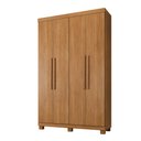 Ver imagem 1 de Guarda Roupa Milão 4 Portas 3 Gavetas 5 Prateleiras - Benetil