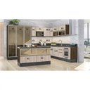 Ver imagem 2 de Cozinha Completa Modulada 18 Peças Ii 100% MDF Kali Premium Amendoa Arezzo Rust Nicioli