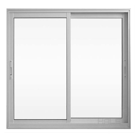 Janela de Alumínio Branco Vitro de Correr 2 Folhas Móveis Suprema Sem Grade Hale-1.20(L)X1.00(A)