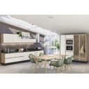 Ver imagem 1 de Cozinha Completa Modulada 13 Peças 100% MDF Kali Premium Carvalho Off White Nicioli