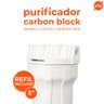 Filtro Cavalete Clor 5" Carvão Ativado Branco Hidrofiltros - 2