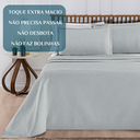 Ver imagem 5 de Cobreleito King Size 100% Algodão Lisboa 03 Pçs Super Elegante Charm:cinza