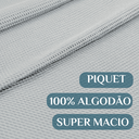 Ver imagem 3 de Cobreleito King Size 100% Algodão Lisboa 03 Pçs Super Elegante Charm:cinza