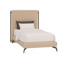 Ver imagem 1 de Cama Japonesa com Cabeceira Almeriaharu Solteiro Pés Alumínio Bouclé Nobre Off White - Sallar Home