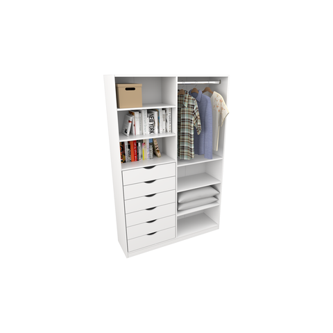 Armário Arara Gaveta Verônica M8  (quarto Sapato)
