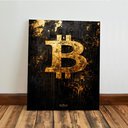 Ver imagem 6 de Kit 3 Quadro Decorativo Bitcoin Cripto Investidor Escritório 28x20cm