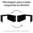 Ver imagem 3 de Escritório Completo Nero 4 Gavetas Preto - Artany Móveis
