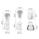 Ver imagem 5 de Bebedouro Pet Dobrável Silicone com Calça Branco 300ml