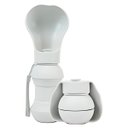 Ver imagem 1 de Bebedouro Pet Dobrável Silicone com Calça Branco 300ml